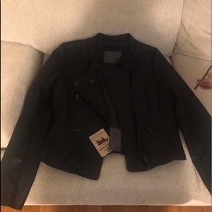 Leather bomber jacket brand new ❤️